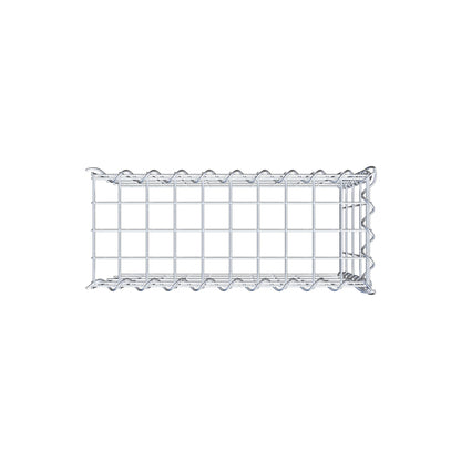 Gavión adicional tipo 4 50 cm x 40 cm x 20 cm (L x A x P), malla 5 cm x 10 cm, en espiral