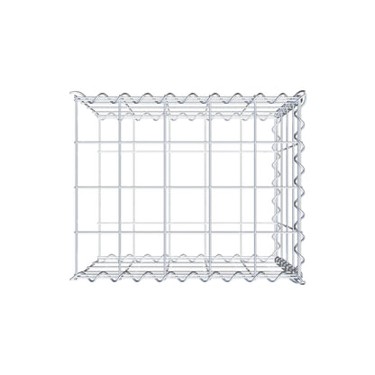 Grown-on gabion type 2 50 cm x 40 cm x 40 cm (L x H x D), mesh size 10 cm x 10 cm, spiral