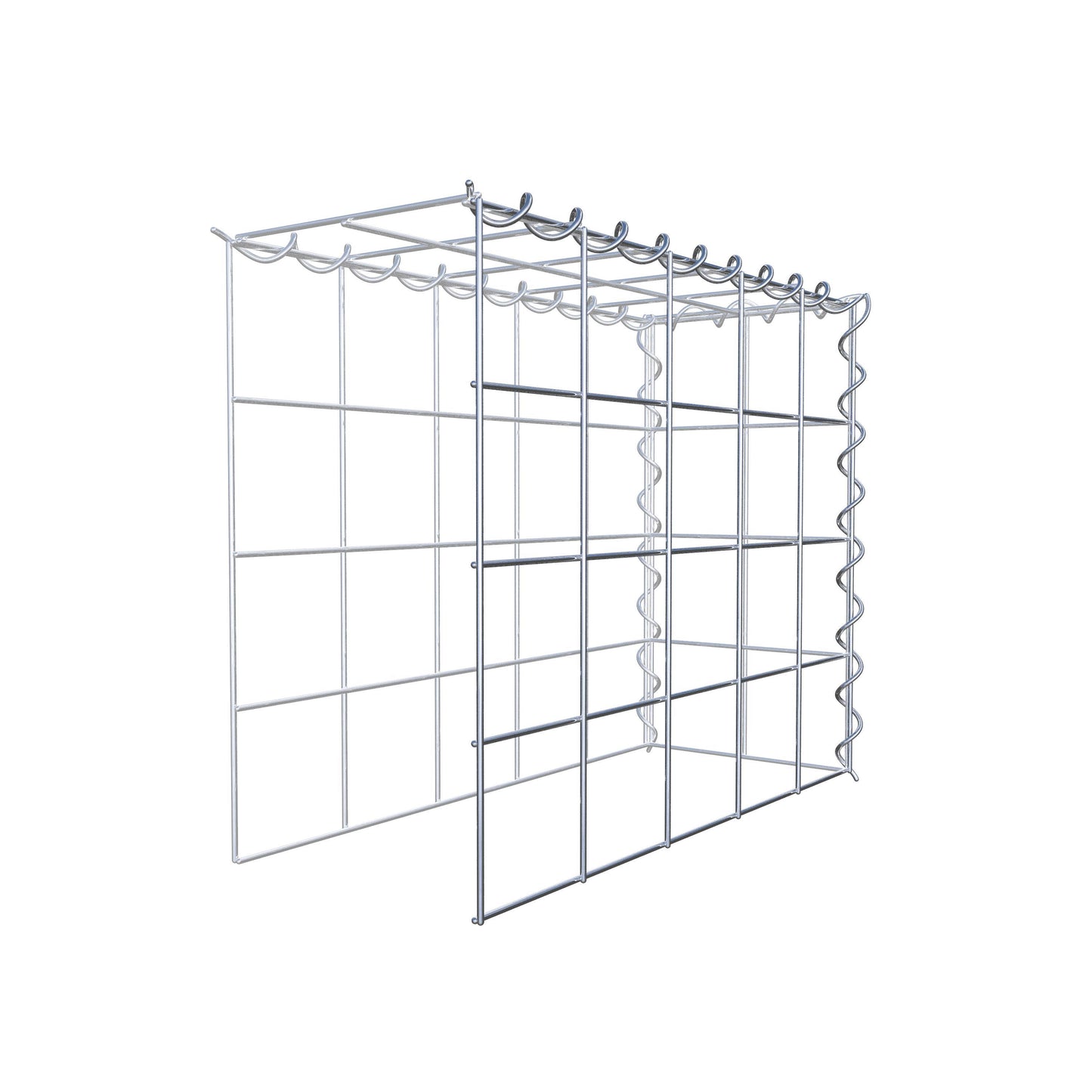 Gavión adicional tipo 4 50 cm x 40 cm x 20 cm (L x A x P), malla 10 cm x 10 cm, en espiral