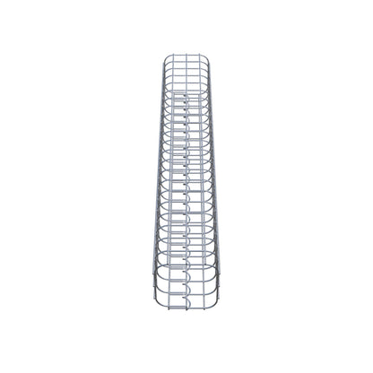 Colonna di gabbioni 17 x 17 cm, MW 5 x 5 cm quadrato