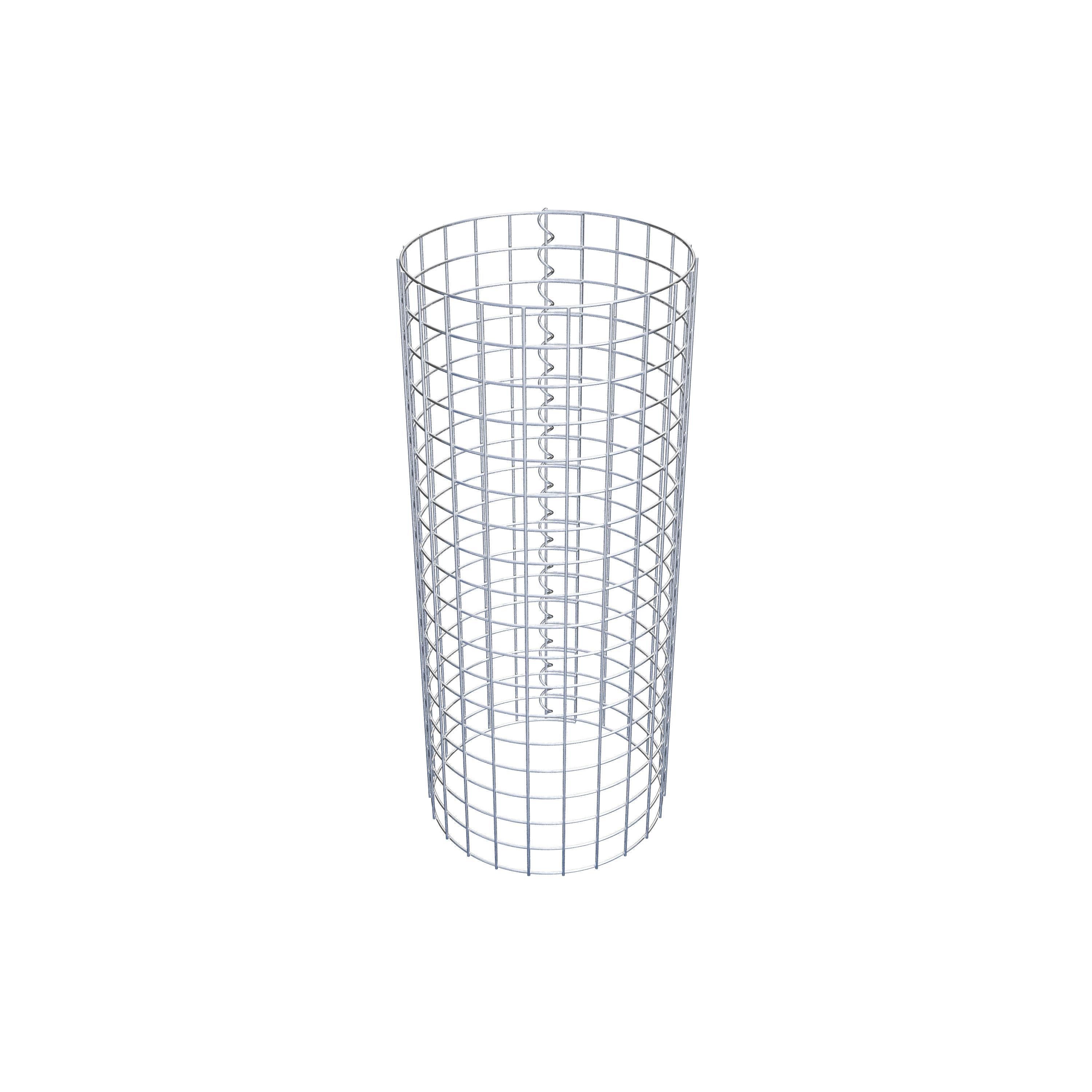 Coluna de gabião diâmetro 37 cm MW 5 x 5 cm redondo