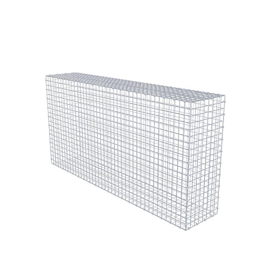 Gabion 200 cm x 100 cm x 40 cm (L x H x D), mesh size 5 x 5 cm, spiral ring