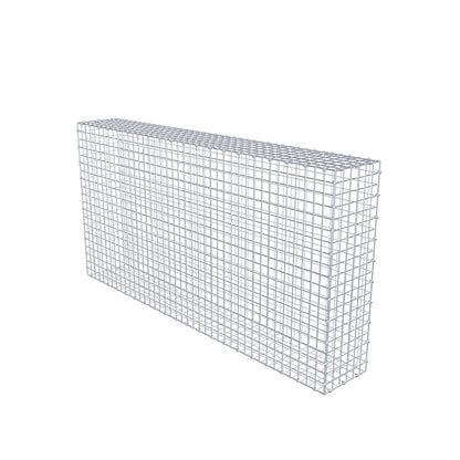 Gabion 200 cm x 100 cm x 30 cm (L x H x P), mailles 5 x 5 cm, anneau en spirale