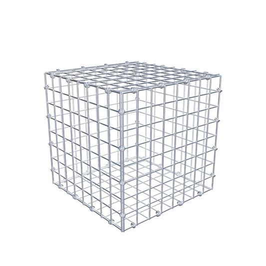 Gabion 40 cm x 40 cm x 40 cm (L x H x D), maskstorlek 5 x 5 cm, spiralring