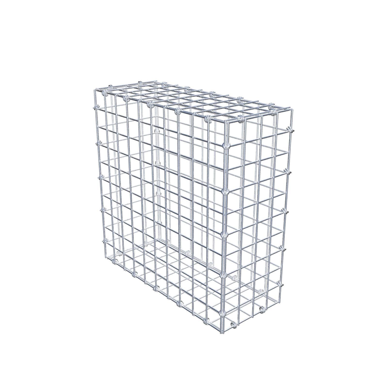 Schanskorf 50 cm x 50 cm x 20 cm (L x H x D), maaswijdte 5 x 5 cm, spiraalring