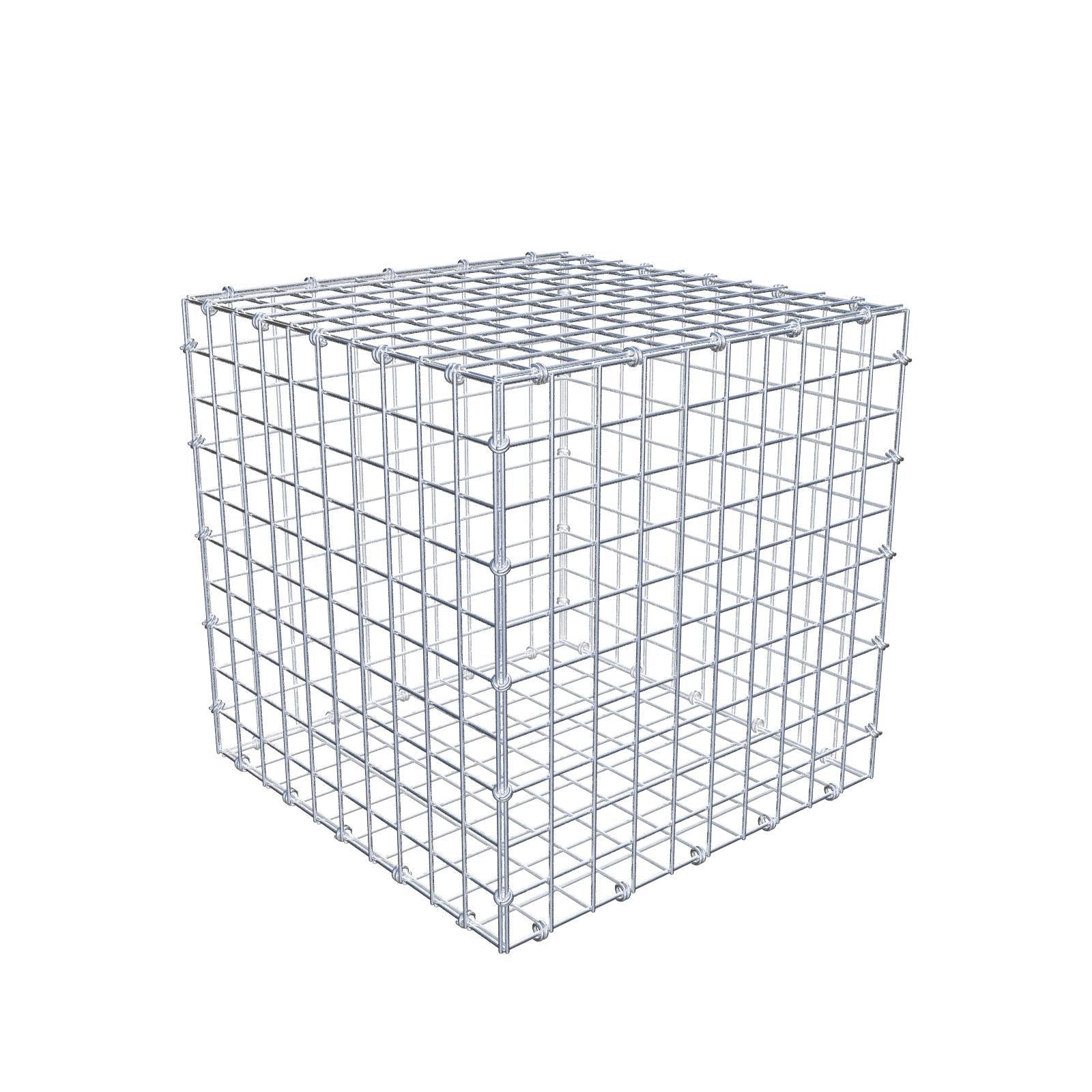 Schanskorf 50 cm x 50 cm x 50 cm (L x H x D), maaswijdte 5 x 5 cm, spiraalring
