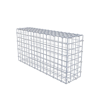 Gabion 80 cm x 40 cm x 20 cm (L x H x P), mailles 5 x 5 cm, anneau en spirale