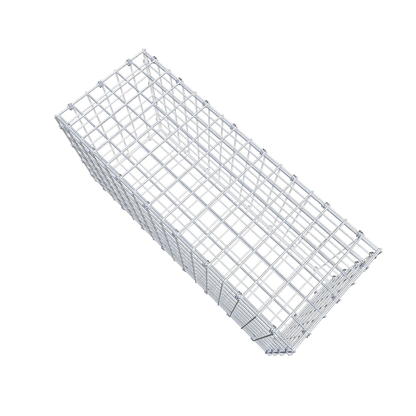 Schanskorf 80 cm x 40 cm x 30 cm (L x H x D), maaswijdte 5 x 5 cm, spiraalring