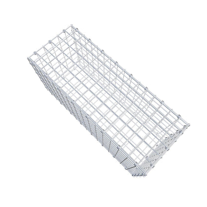 Gabion 80 cm x 40 cm x 30 cm (L x H x D), maskestørrelse 5 x 5 cm, spiralring