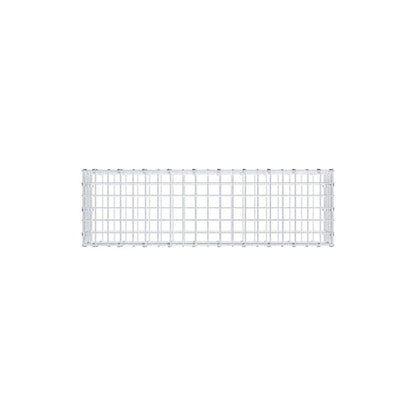 Gabion 100 cm x 20 cm x 30 cm (L x H x D), maskstorlek 5 x 5 cm, spiralring