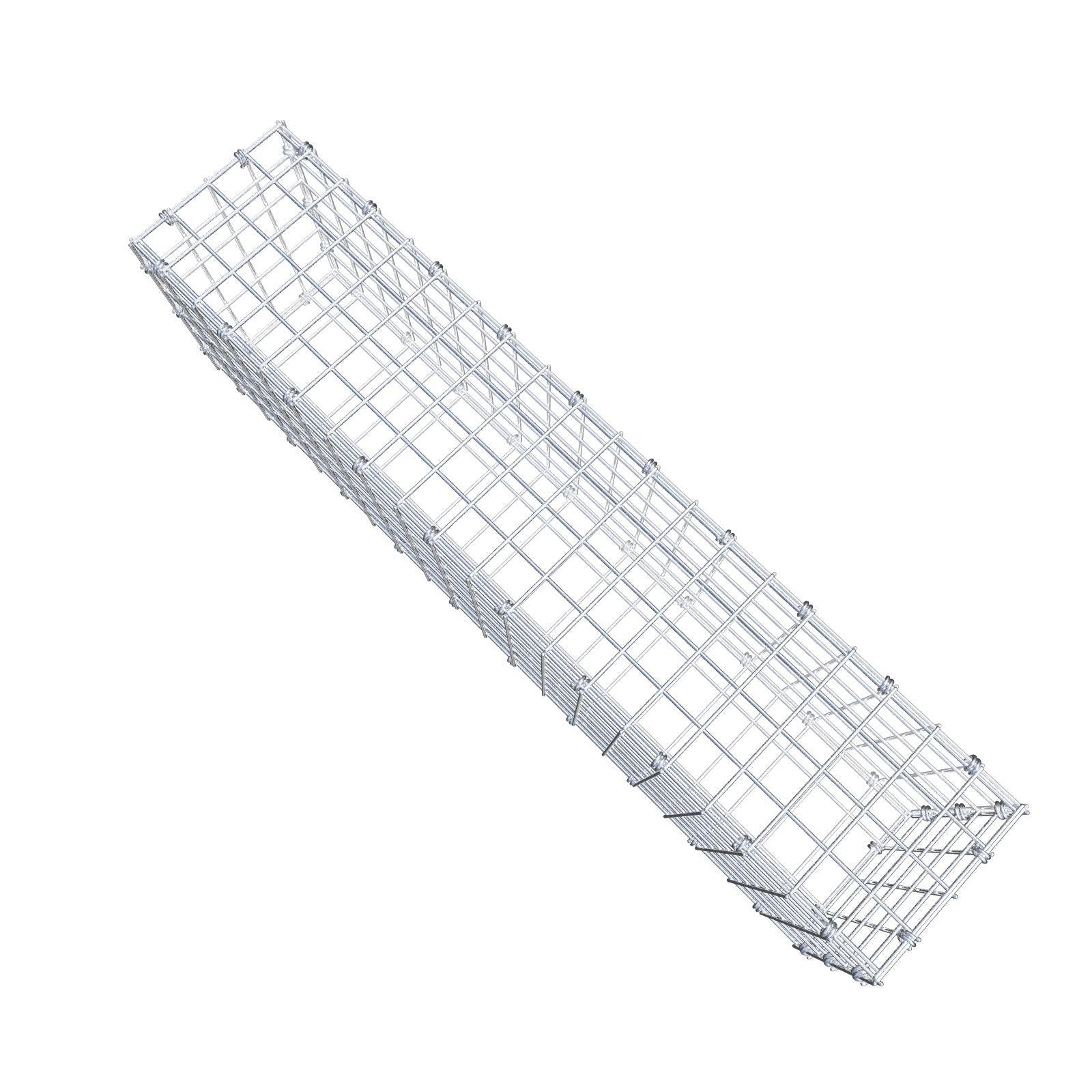 Schanskorf 100 cm x 30 cm x 20 cm (L x H x D), maaswijdte 5 x 5 cm, spiraalring