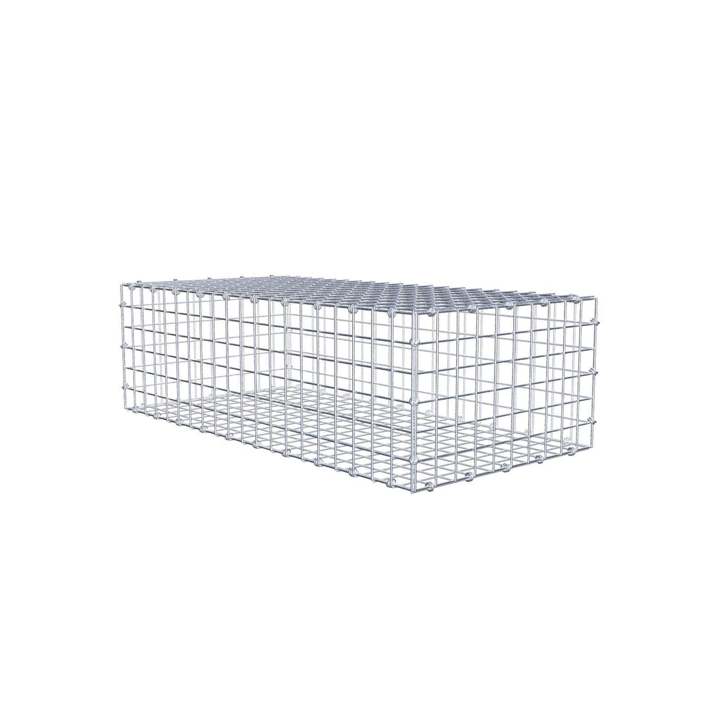 Gabion 100 cm x 30 cm x 50 cm (L x H x D), mesh size 5 x 5 cm, spiral ring