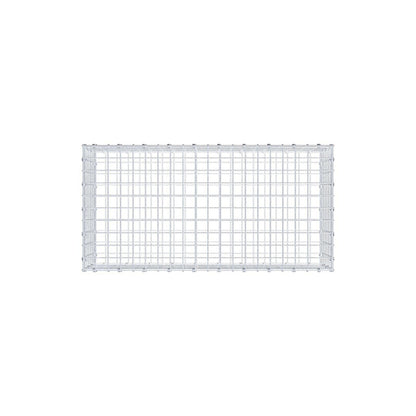 Gabion 100 cm x 30 cm x 50 cm (L x H x D), mesh size 5 x 5 cm, spiral ring