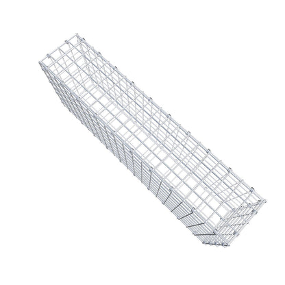 Gabion 100 cm x 40 cm x 20 cm (L x H x D), maskestørrelse 5 x 5 cm, spiralring