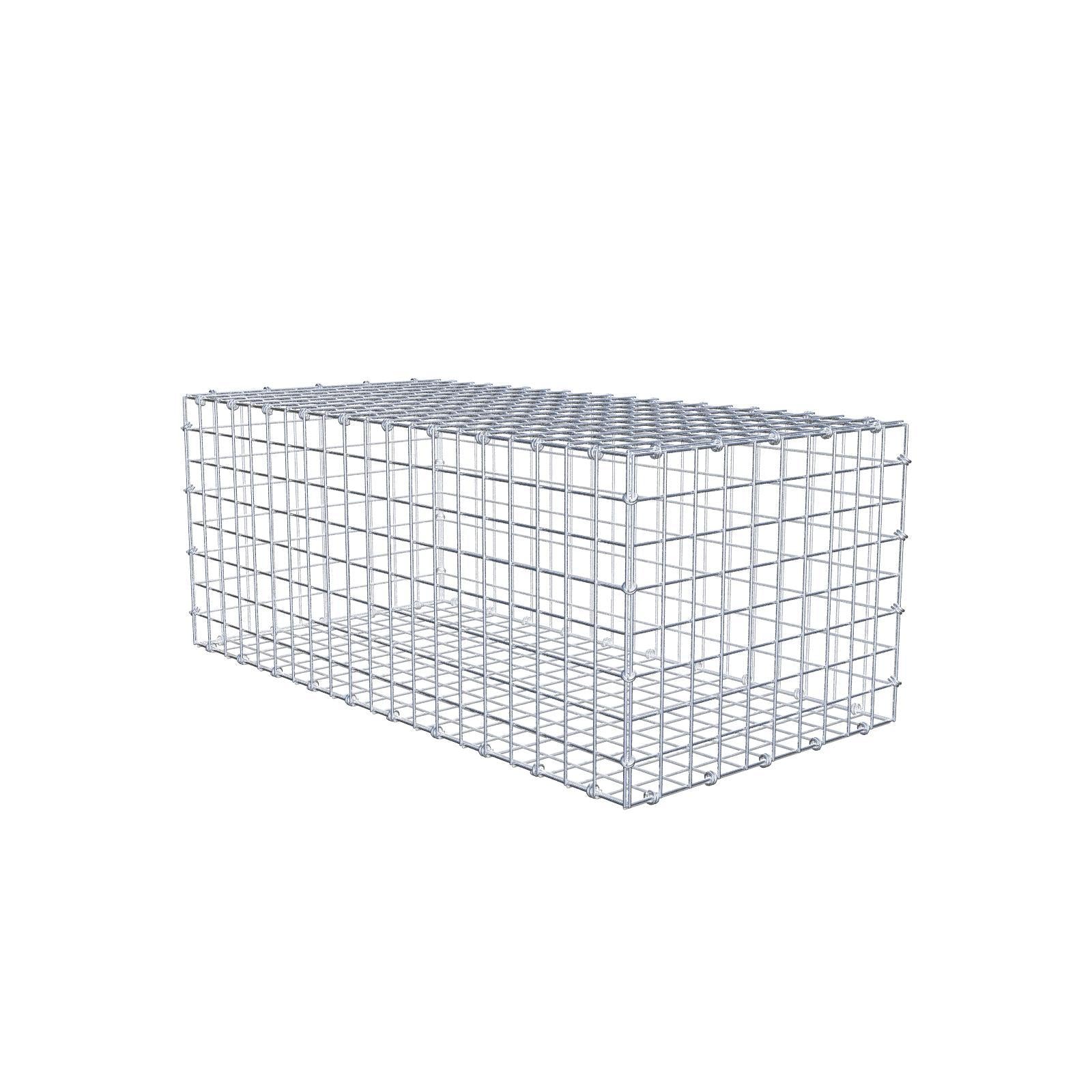 Schanskorf 100 cm x 40 cm x 50 cm (L x H x D), maaswijdte 5 x 5 cm, spiraalring