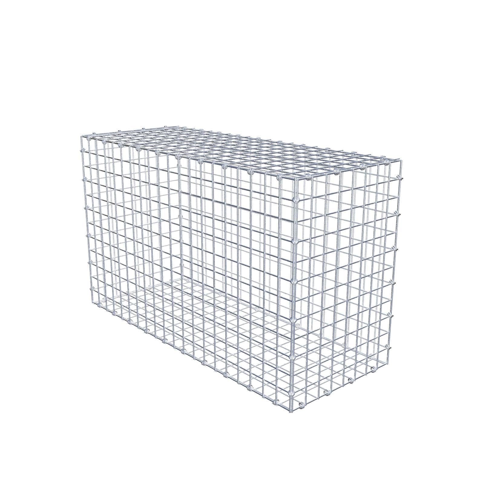 Gabion 100 cm x 60 cm x 40 cm (L x H x D), mesh size 5 x 5 cm, spiral ring