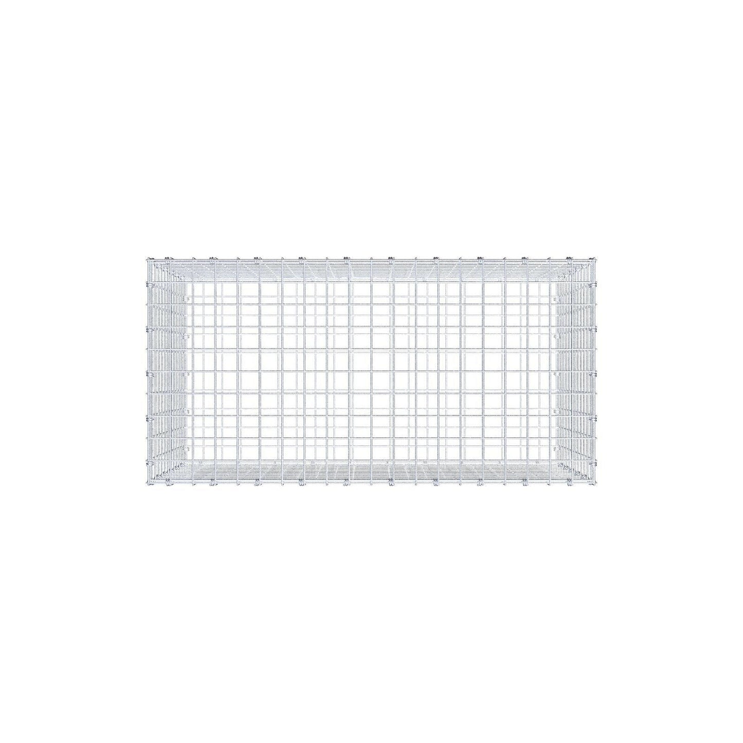 Gabion 100 cm x 60 cm x 50 cm (L x H x P), mailles 5 x 5 cm, anneau en spirale