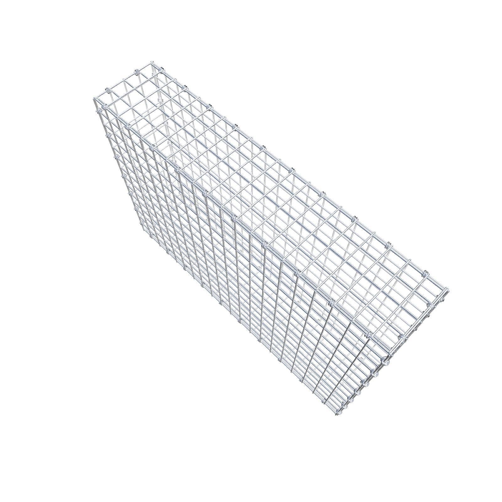 Schanskorf 100 cm x 70 cm x 20 cm (L x H x D), maaswijdte 5 x 5 cm, spiraalring