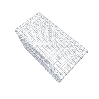 Gavión 100 cm x 70 cm x 50 cm (L x A x P), luz de malla 5 x 5 cm, anillo en espiral