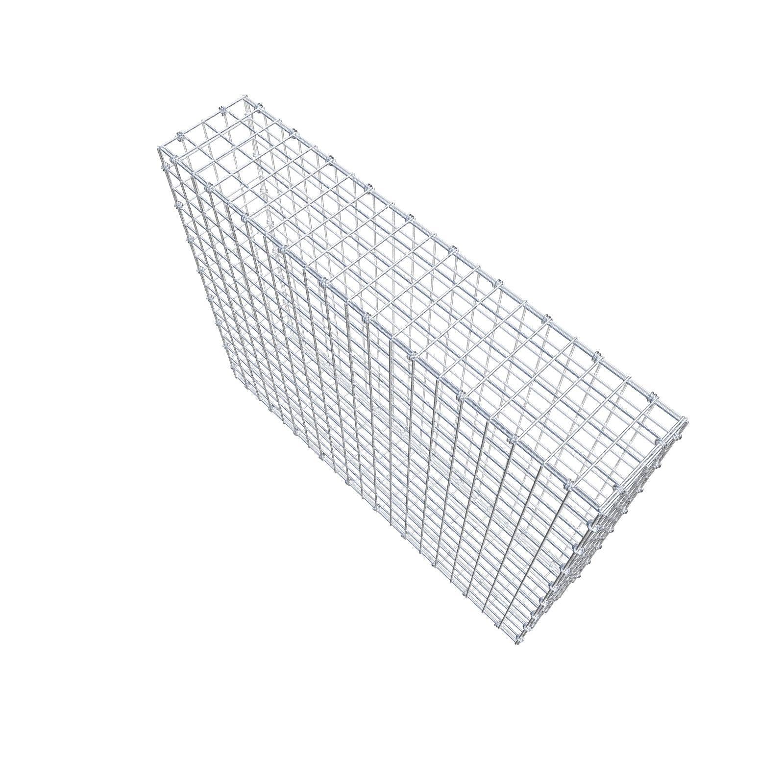 Gavión 100 cm x 80 cm x 20 cm (L x A x P), luz de malla 5 x 5 cm, anillo en espiral