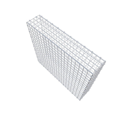 Gabion 100 cm x 90 cm x 20 cm (L x H x P), mailles 5 x 5 cm, anneau en spirale