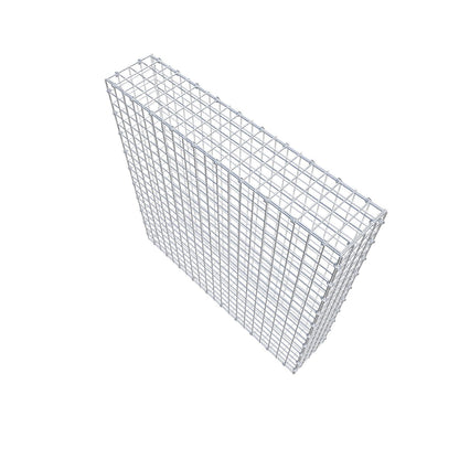 Gavión 100 cm x 100 cm x 20 cm (L x A x P), luz de malla 5 x 5 cm, anillo en espiral