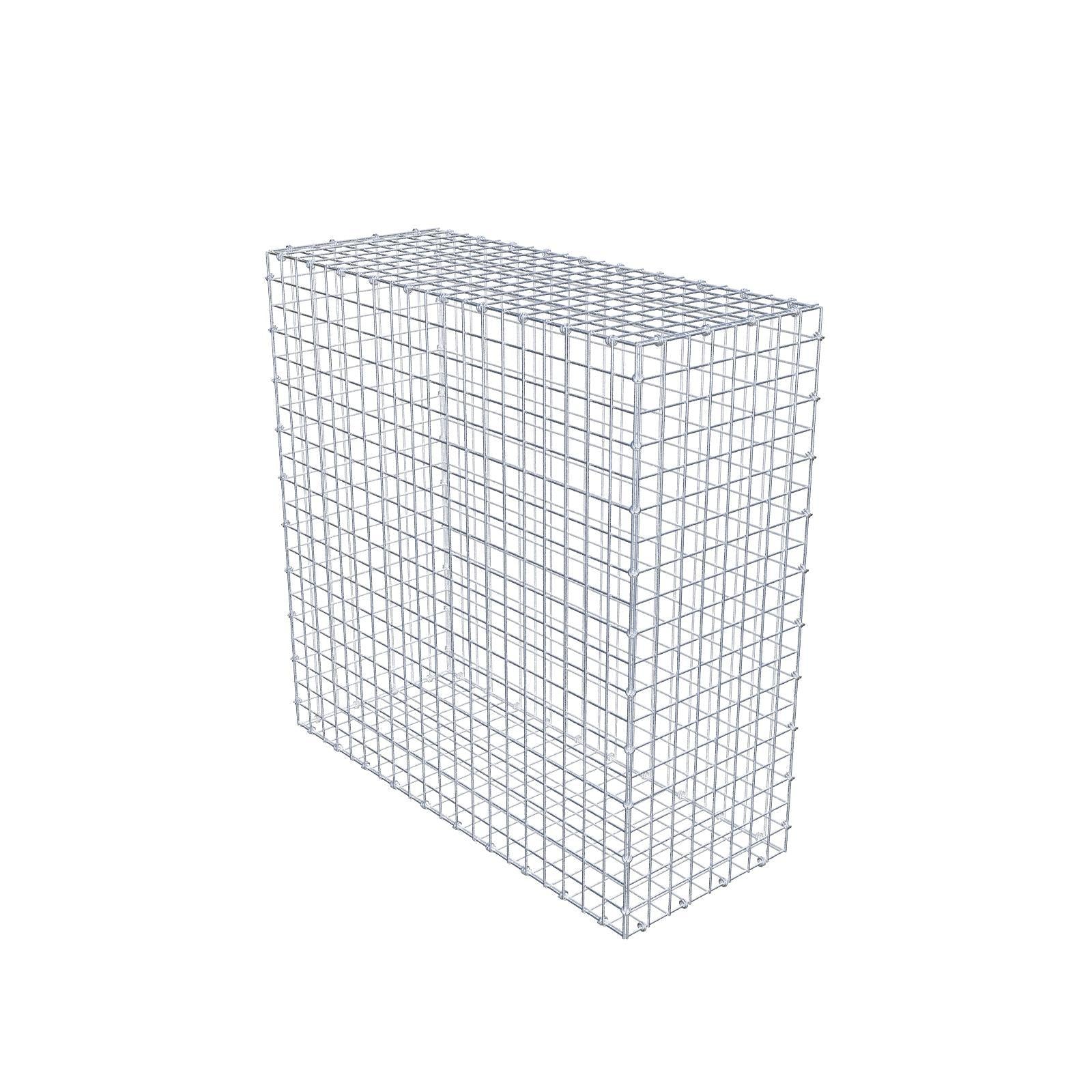 Schanskorf 100 cm x 100 cm x 40 cm (L x H x D), maaswijdte 5 x 5 cm, spiraalring
