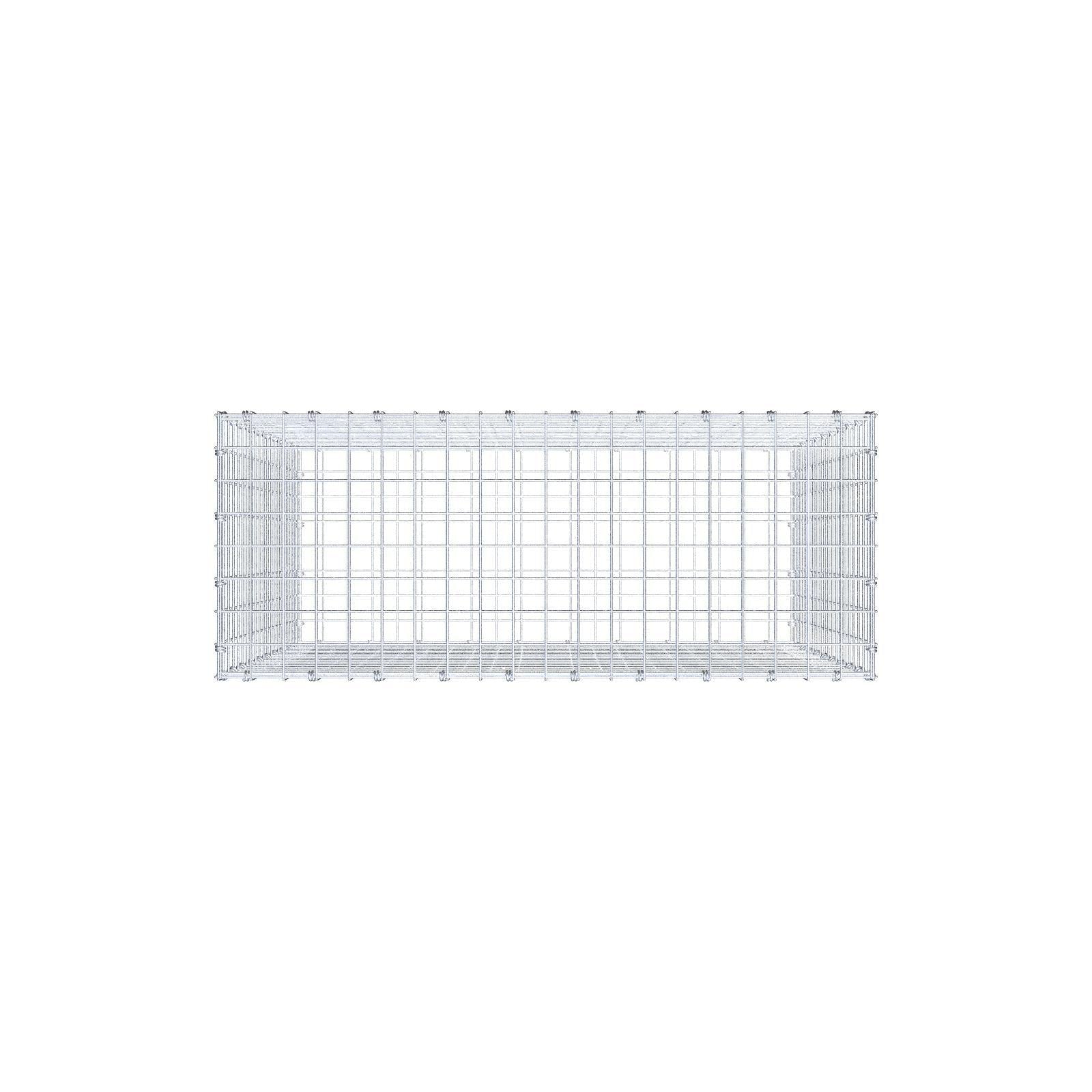 Gabion 100 cm x 100 cm x 40 cm (L x H x D), maskestørrelse 5 x 5 cm, spiralring