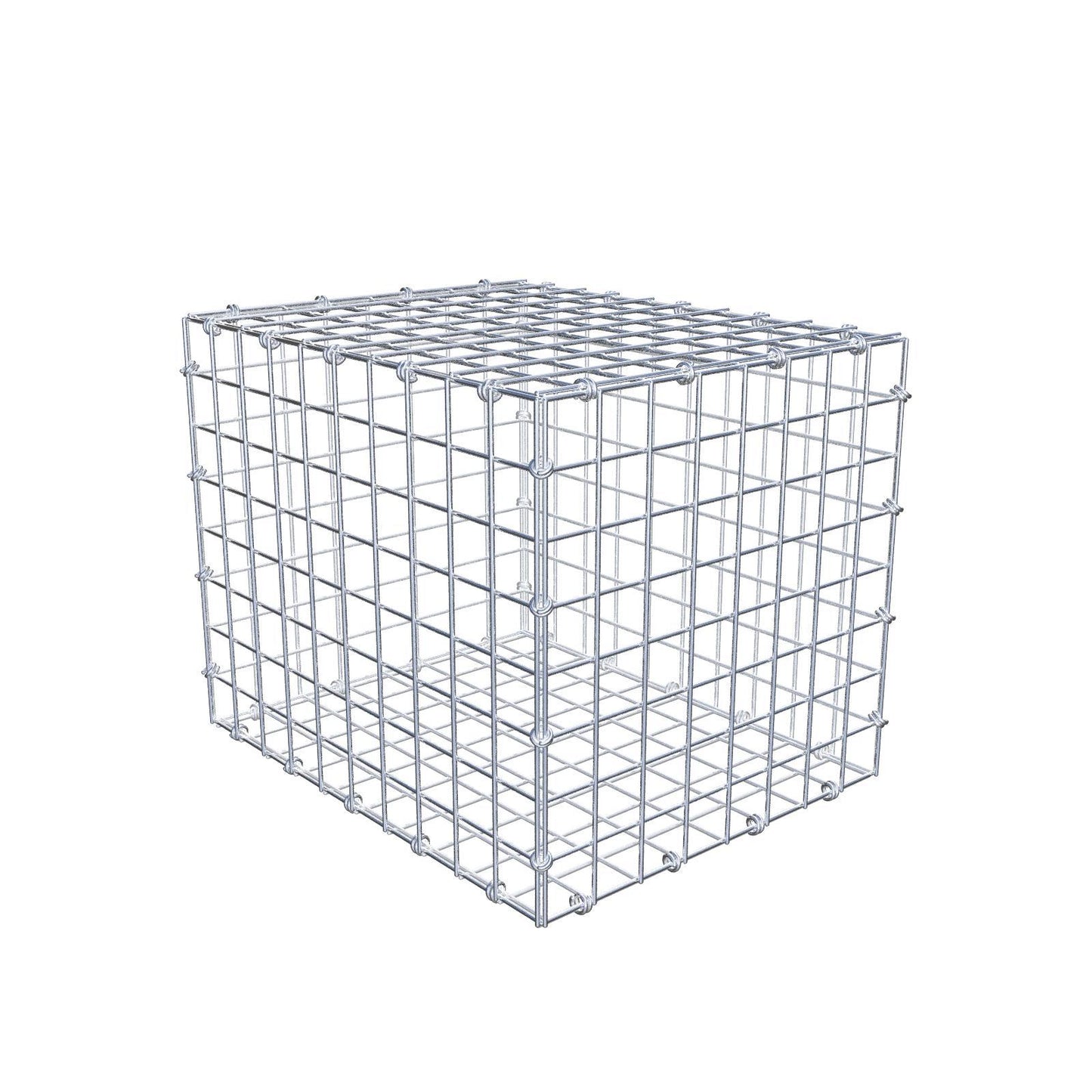 Gabion 50 cm x 40 cm x 40 cm (L x H x D), mesh size 5 x 5 cm, spiral ring