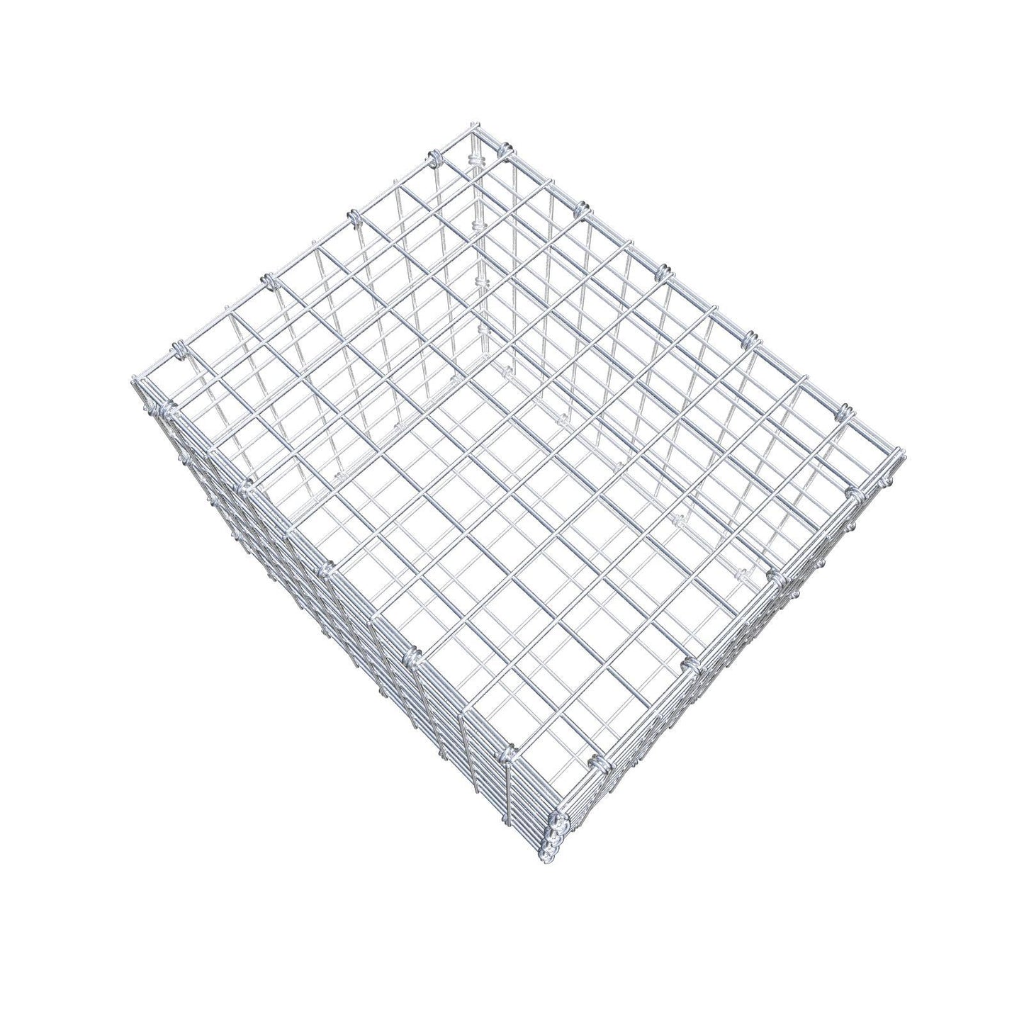 Gabion 50 cm x 40 cm x 40 cm (L x H x D), mesh size 5 x 5 cm, spiral ring