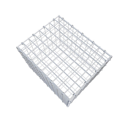 Gabion 50 cm x 40 cm x 40 cm (L x H x D), mesh size 5 x 5 cm, spiral ring