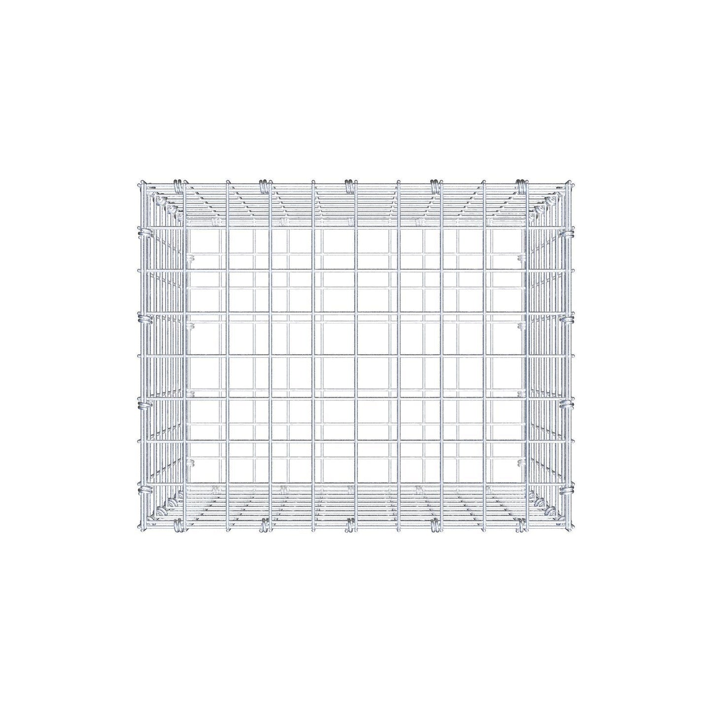 Gabion 50 cm x 40 cm x 40 cm (L x H x D), mesh size 5 x 5 cm, spiral ring