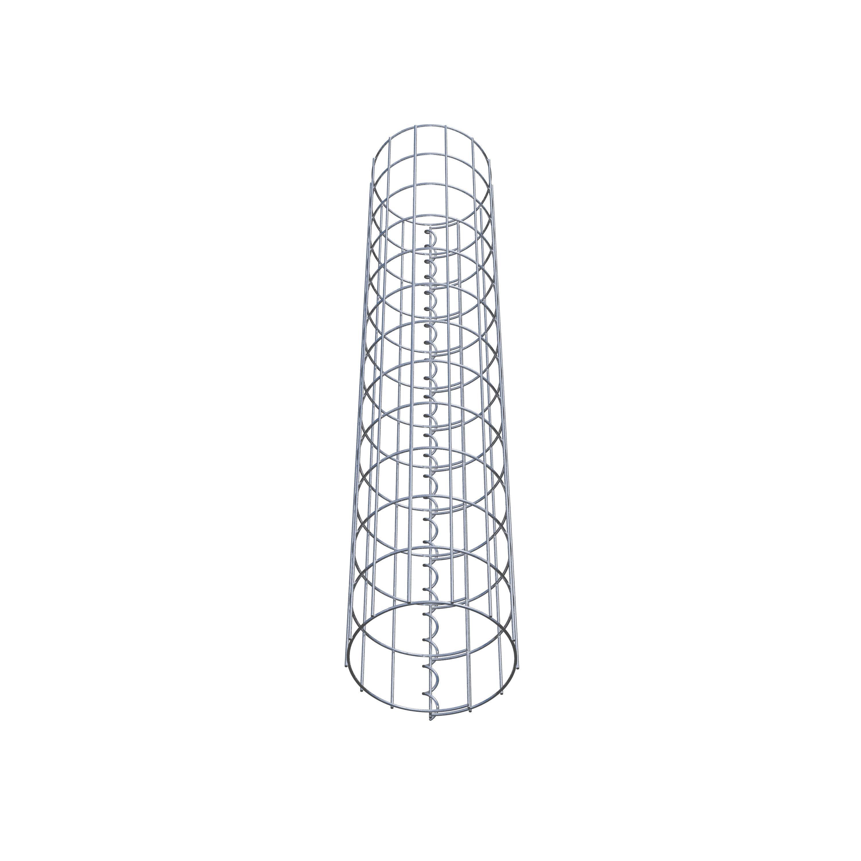 Gabionensäule Durchmesser 22 cm, MW 5 x 10 cm rund