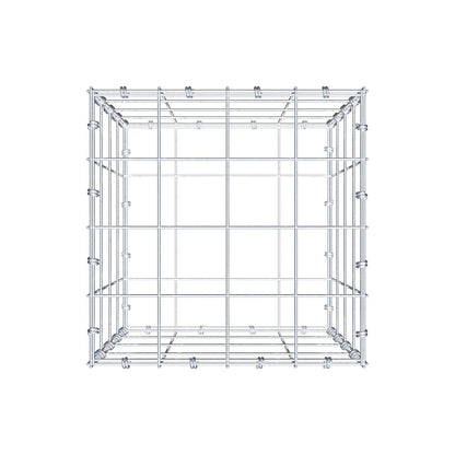 Gabion 40 cm x 40 cm x 40 cm (L x H x D), mesh size 10 x 10 cm, spiral ring