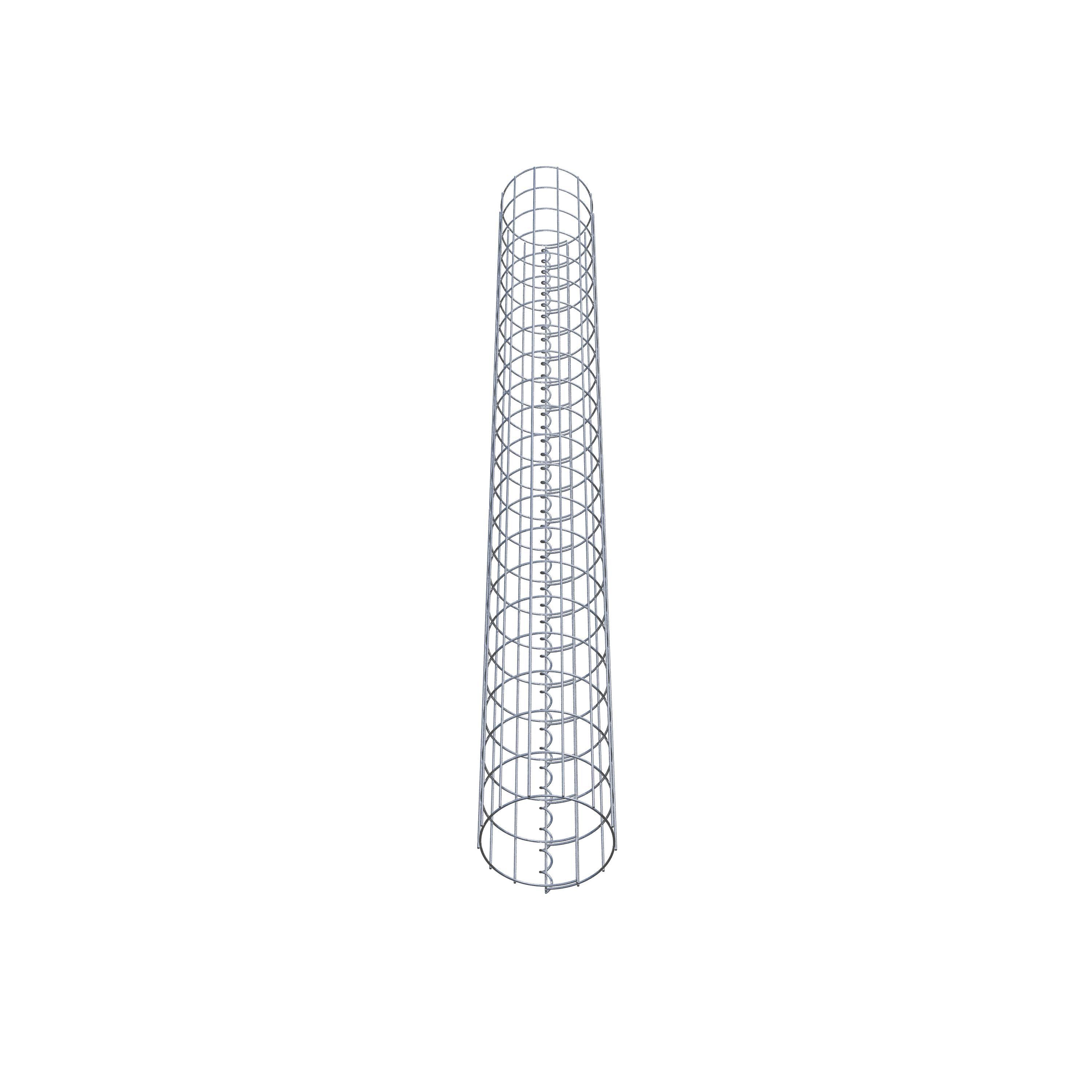 Gabionensäule Durchmesser 22 cm, MW 5 x 10 cm rund