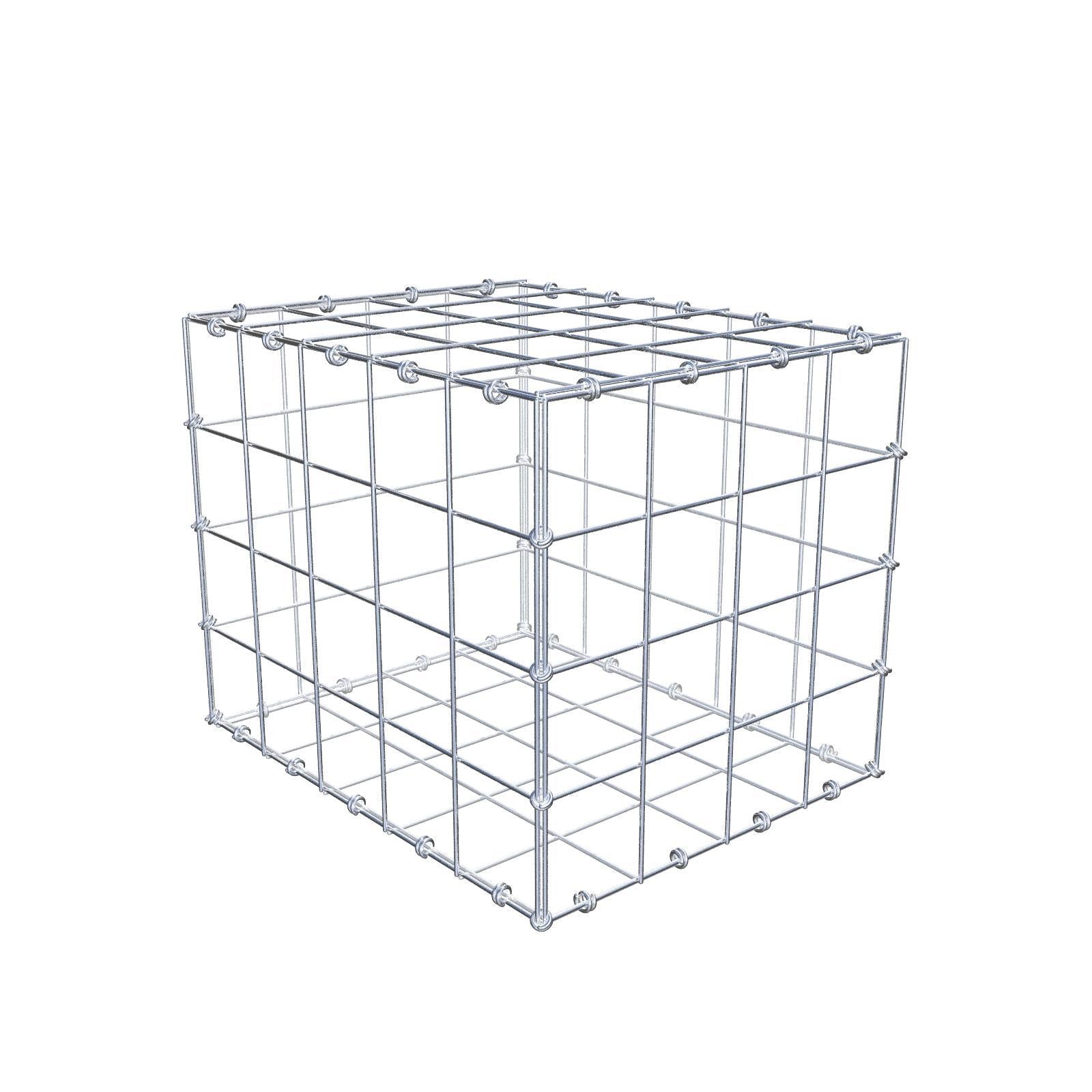 Gabião 50 cm x 40 cm x 40 cm (C x A x P), malhagem 10 x 10 cm, anel espiral