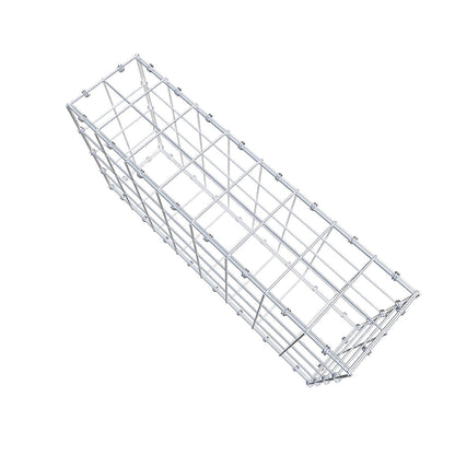 Gabion 80 cm x 40 cm x 20 cm (L x H x D), maskstorlek 10 x 10 cm, spiralring
