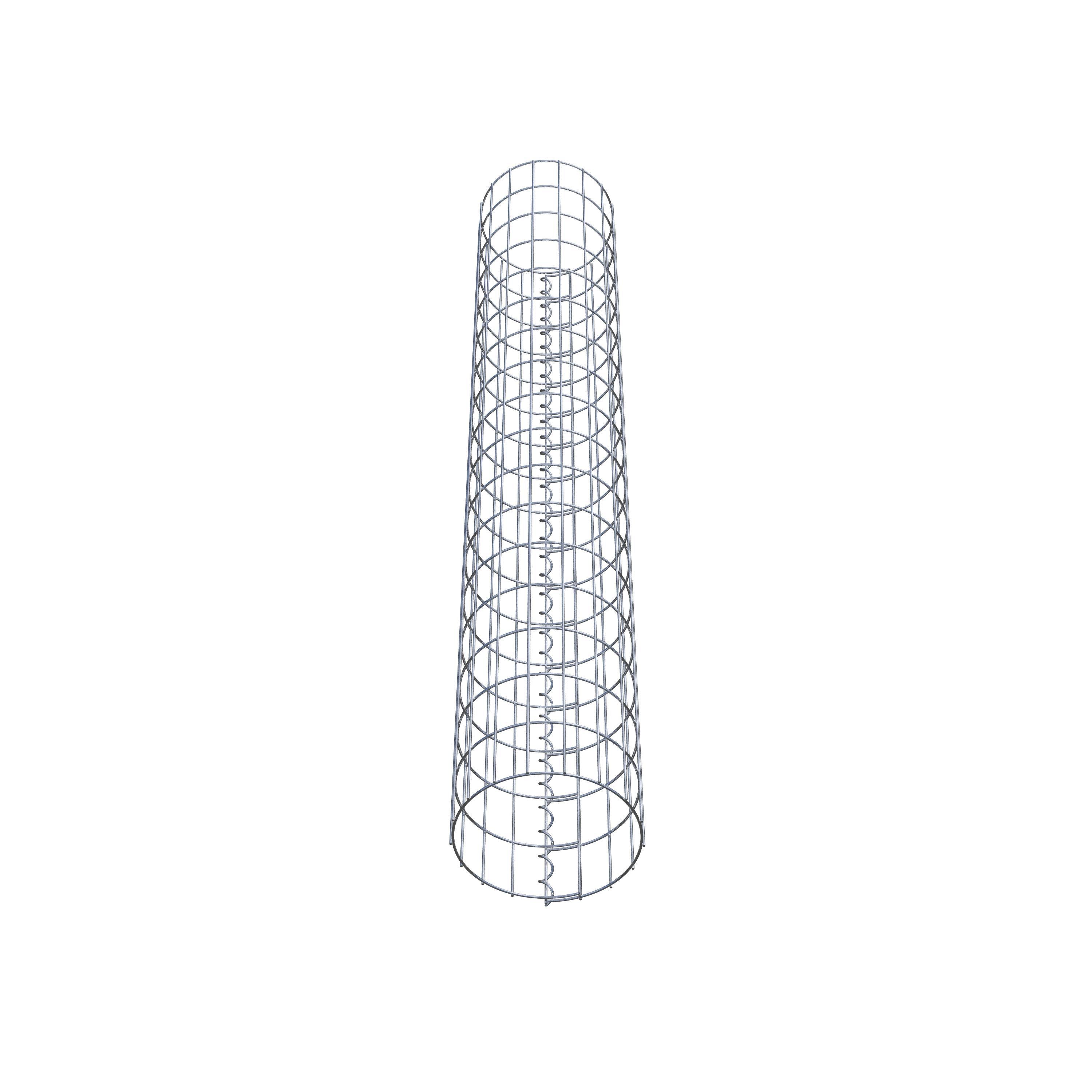 Gabionsøjle diameter 27 cm, MW 5 x 10 cm rund