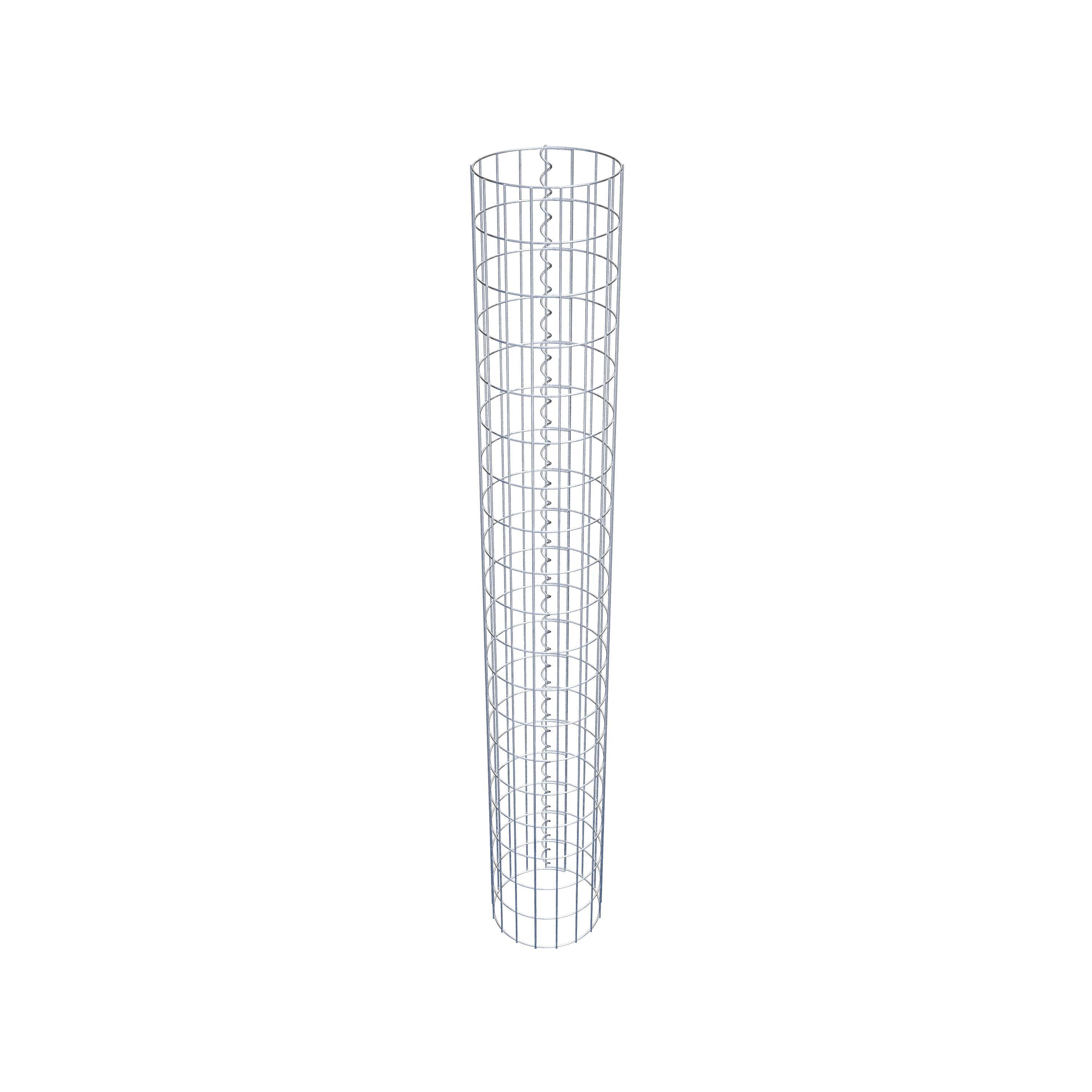 Gabionsøjle diameter 27 cm, MW 5 x 10 cm rund