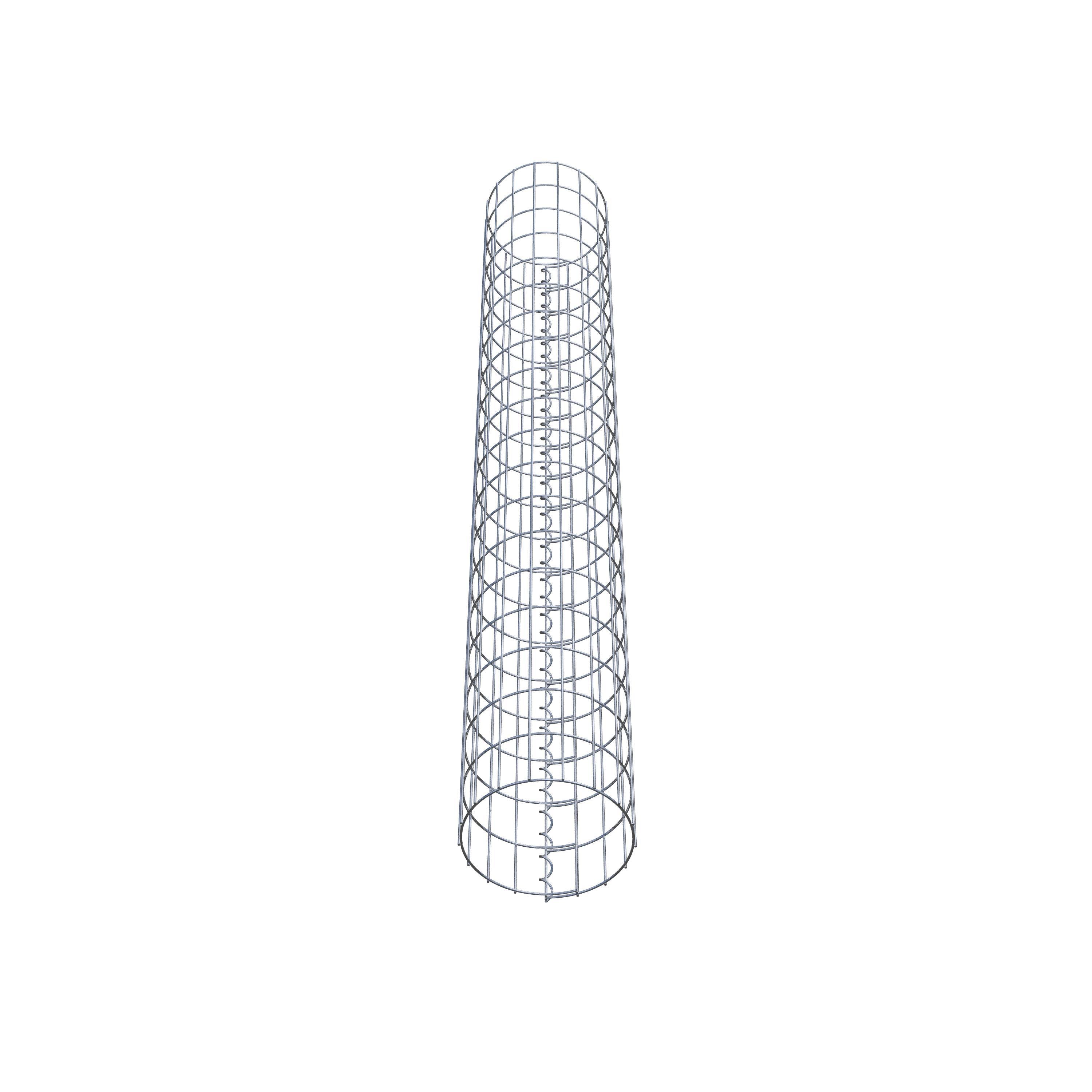 Gabionsøjle diameter 27 cm, MW 5 x 10 cm rund