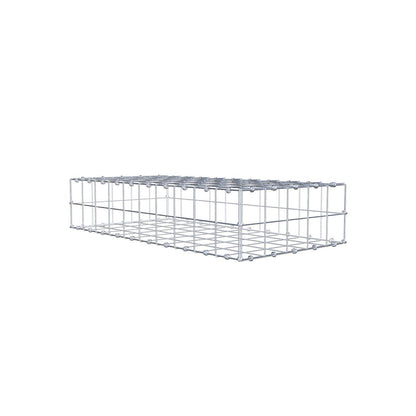 Gabion 100 cm x 20 cm x 50 cm (L x H x D), mesh size 10 x 10 cm, spiral ring