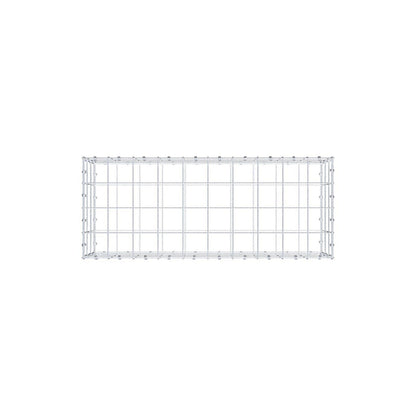 Gabbione 100 cm x 30 cm x 40 cm (L x H x P), maglia 10 x 10 cm, anello a spirale