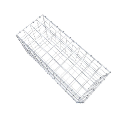 Gavión 100 cm x 50 cm x 40 cm (L x A x P), luz de malla 10 x 10 cm, anillo en espiral