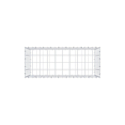 Gavión 100 cm x 50 cm x 40 cm (L x A x P), luz de malla 10 x 10 cm, anillo en espiral