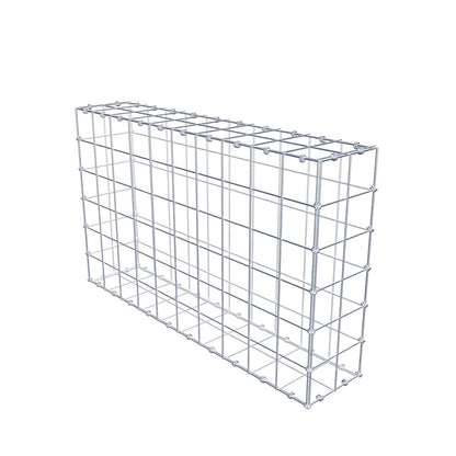 Gabion 100 cm x 60 cm x 20 cm (L x H x D), maskstorlek 10 x 10 cm, spiralring