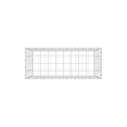 Schanskorf 100 cm x 70 cm x 40 cm (L x H x D), maaswijdte 10 x 10 cm, spiraalring