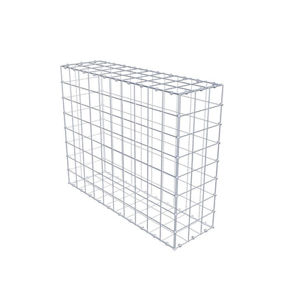 Gabion 100 cm x 80 cm x 30 cm (L x H x P), mailles 10 x 10 cm, anneau en spirale