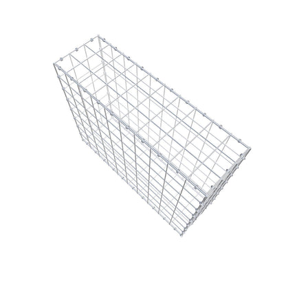 Gabion 100 cm x 80 cm x 30 cm (L x H x P), mailles 10 x 10 cm, anneau en spirale