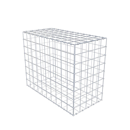 Gavión 100 cm x 80 cm x 50 cm (L x A x P), luz de malla 10 x 10 cm, anillo en espiral