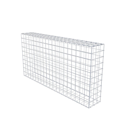 Gabion 200 cm x 100 cm x 30 cm (L x H x D), maskstorlek 10 x 10 cm, spiralring